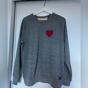 Aviator Nation Heart Sweat Shirt